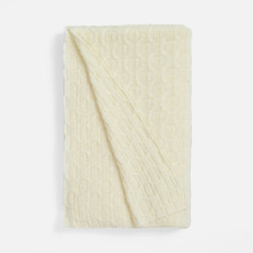 Плед Braidera, белый (молочный)