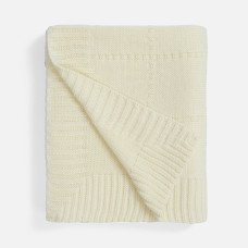 Плед Quadrisma, белый (молочный)