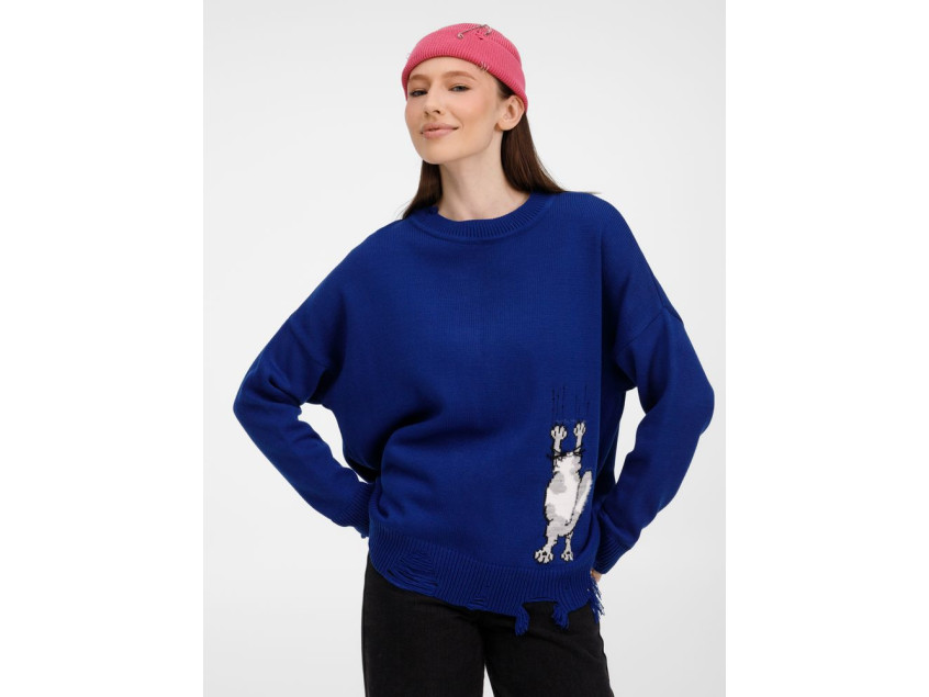 Джемпер Sharpick, темно-синий (кобальт)