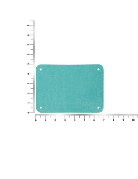 Лейбл Eta Latte, XL, бирюзовый