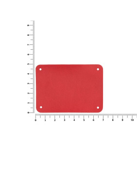 Лейбл Eta Latte, XL, красный