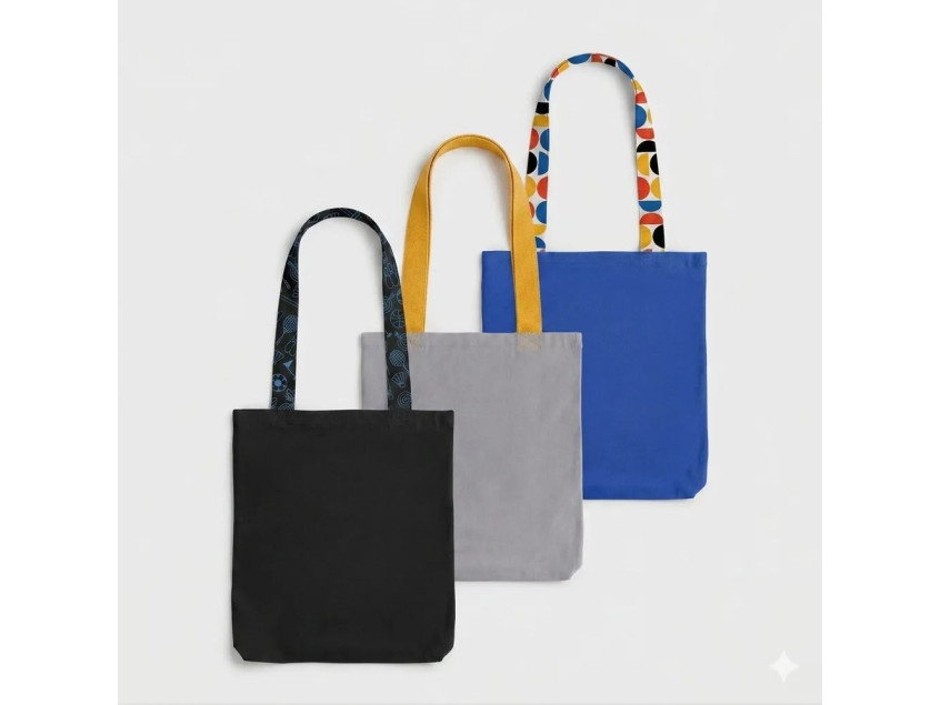 Шопер-конструктор Bolsa с широкими ручками с полноцветной печатью