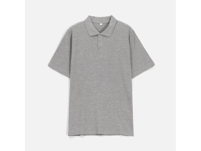 Рубашка поло унисекс Tervise, серый меланж Рубашка поло унисекс Tervise, серый меланж