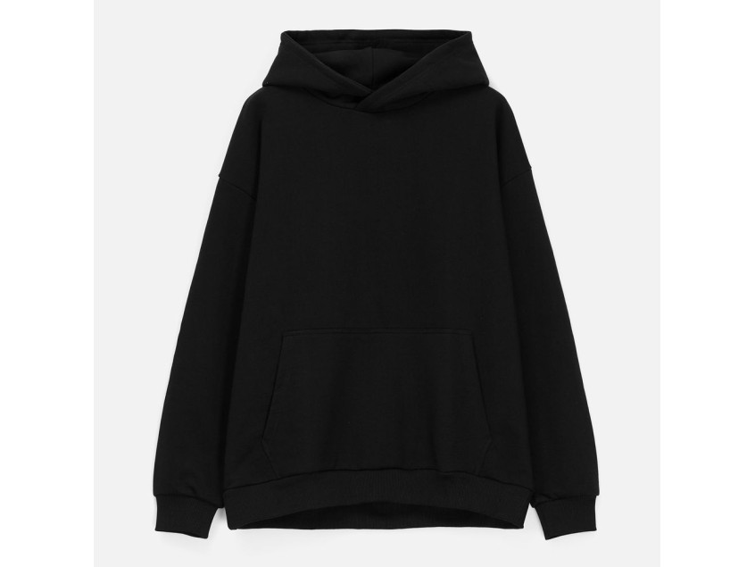 Худи унисекс оверсайз Daylero, черное