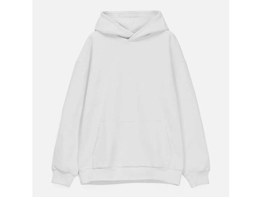 Худи унисекс оверсайз Daylero, белое