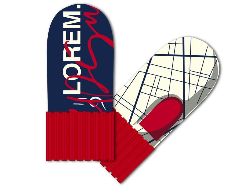 Варежки на заказ Joyful Grand, акрил