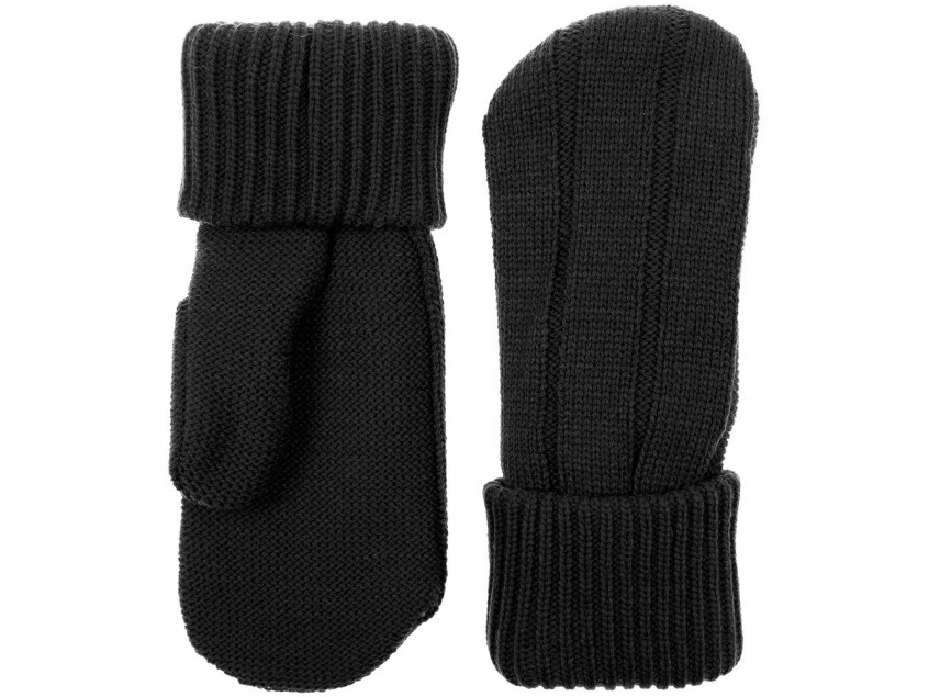 Варежки Knit Beat, черные
