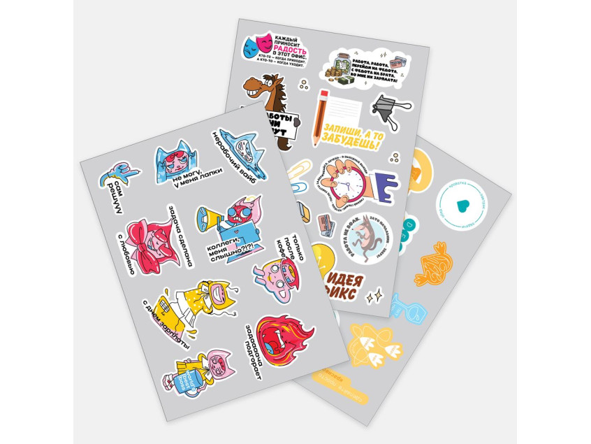 Наклейки бумажные Sticker Pack на заказ, S Наклейки бумажные Sticker Pack на заказ, S