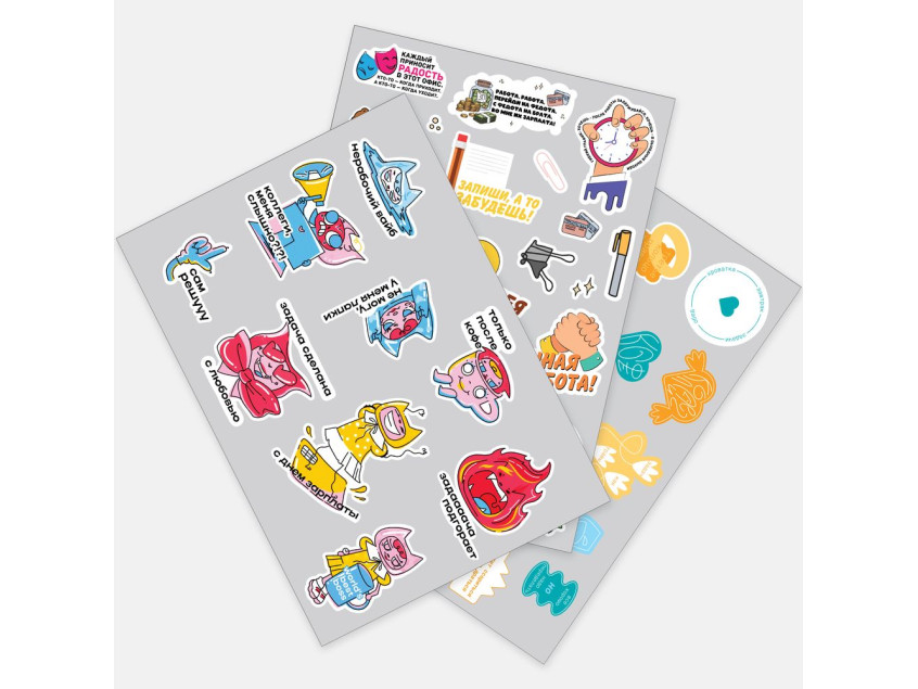 Наклейки бумажные Sticker Pack на заказ, L Наклейки бумажные Sticker Pack на заказ, L