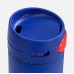 Термостакан X1 с цветной кнопкой, синий с красным