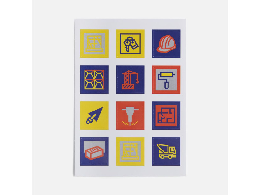 Стикерпак бумажный Industry, строительство