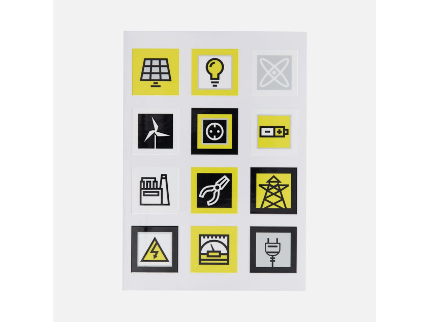 Стикерпак UV-DTF Industry, энергетика