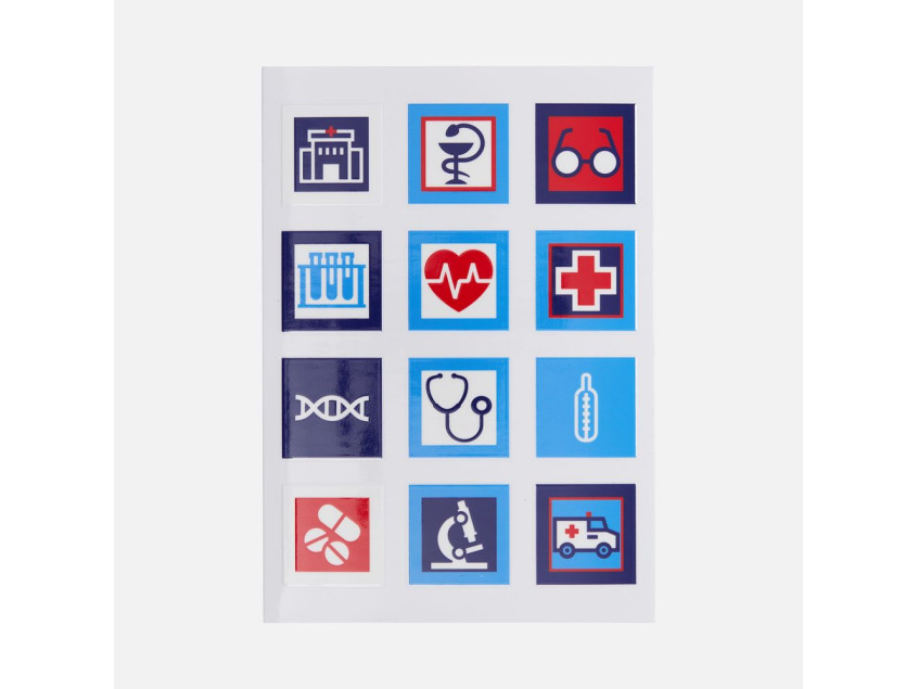 Стикерпак UV-DTF Industry, медицина