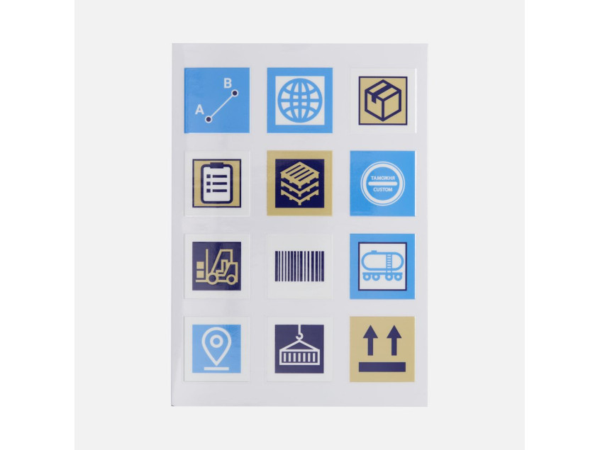 Стикерпак UV-DTF Industry, логистика