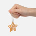 Мини-подвеска «Пряник», звездочка