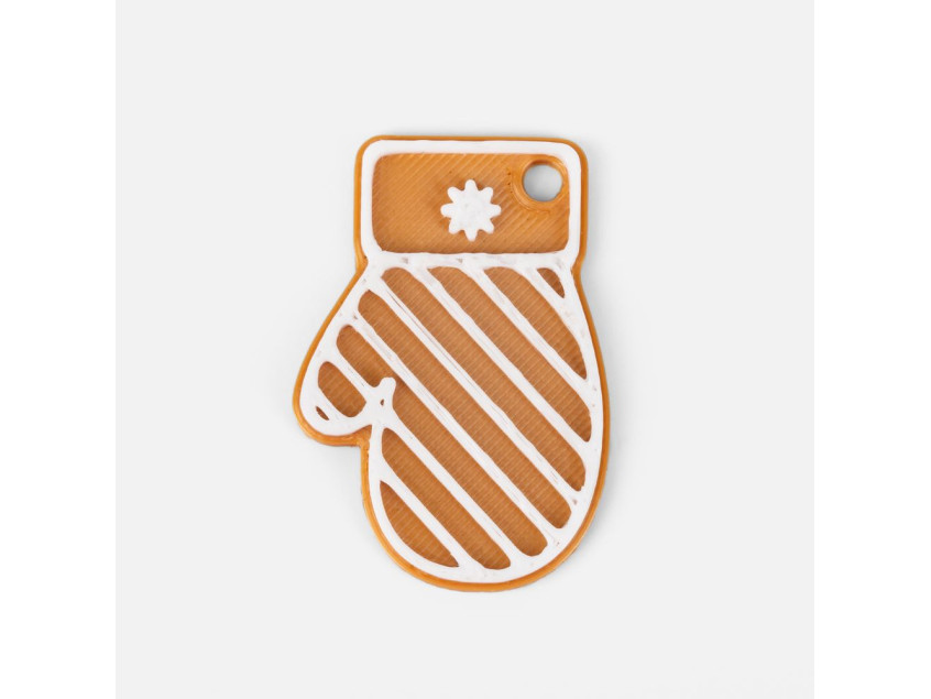 Мини-подвеска «Пряник», варежка