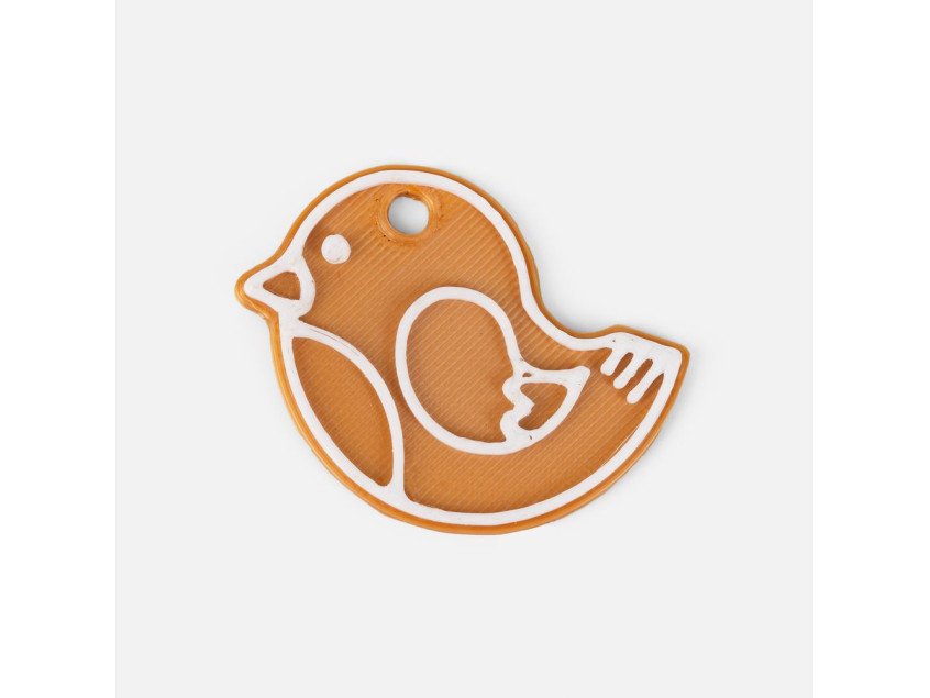 Мини-подвеска «Пряник», птичка