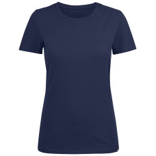 Футболка женская Ladies American U, темно-синяя Футболка женская Ladies American U, темно-синяя