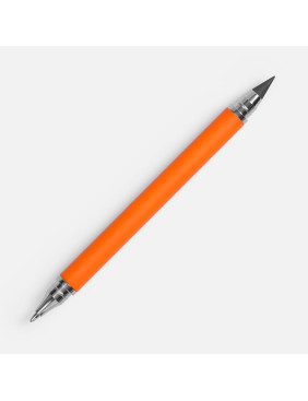 Ручка шариковая и вечный карандаш Diptych, оранжевая