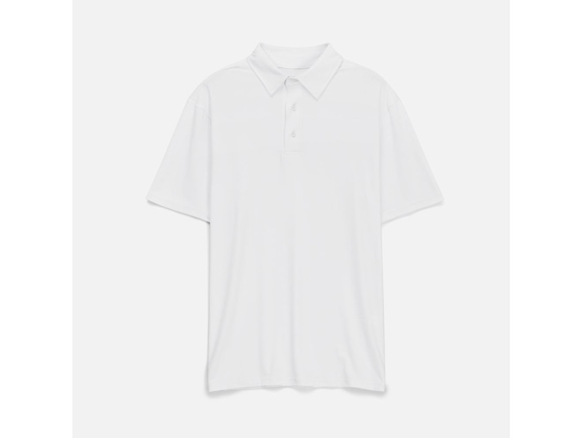 Рубашка поло унисекс Senti, белая