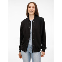 Бомбер унисекс Nuppu, черный Бомбер унисекс Nuppu, черный