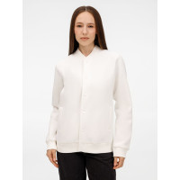 Бомбер унисекс AtmosWear, молочно-белый Бомбер унисекс AtmosWear, молочно-белый