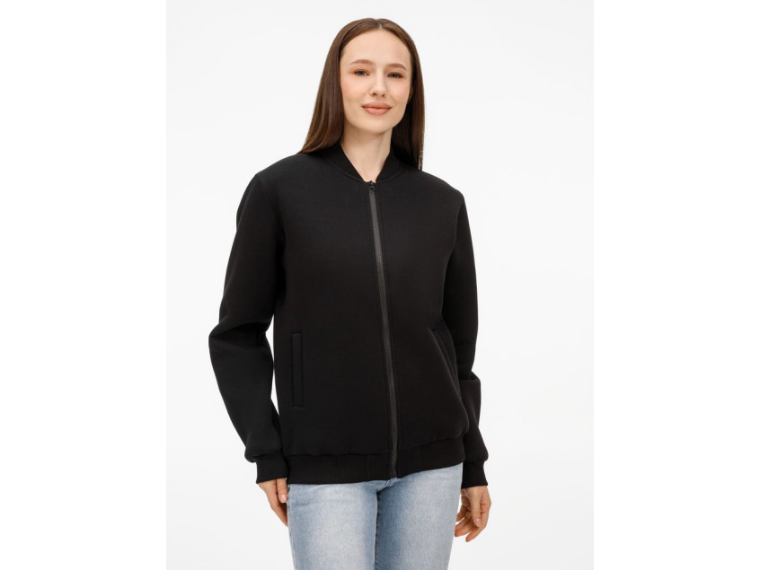 Бомбер унисекс Estado, черный