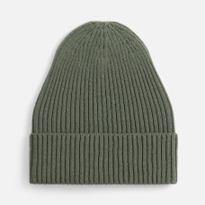 Шапка Catch Match без помпона, зеленая (полынь)