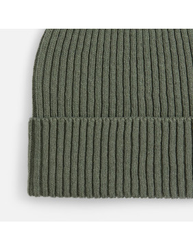 Шапка Catch Match без помпона, зеленая (полынь)