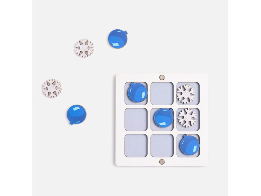 Игра крестики-нолики «Criss Cross. Снегошарики»