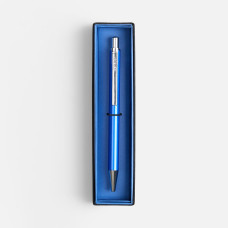 Ручка шариковая Arvent Glossy в футляре, синяя