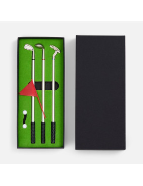 Настольный мини-гольф Golfink, черный с зеленым яблоком