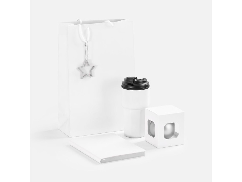 Набор Astrela, белый с серебристым