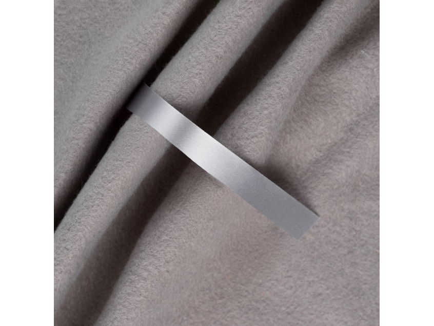 Лента сатиновая Satin 10 S, серая, 30 см