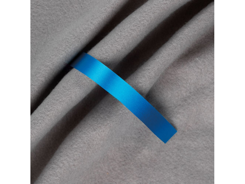 Лента сатиновая Satin 10 S, голубая, 50 см