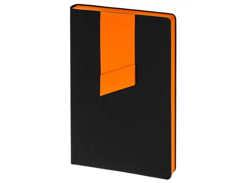Ежедневник Bookmark, недатированный, черный с оранжевым Ежедневник Bookmark, недатированный, черный с оранжевым