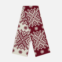 Шарф Wintertude L, красный с белым