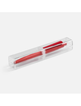 Ручка шариковая Prodir DS4 PMM-P в футляре, красная