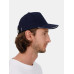 Бейсболка Classic 2.0, темно-синяя с белым кантом