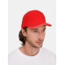 Бейсболка Classic 2.0, красная с белым кантом
