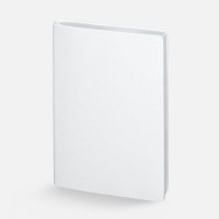 Ежедневник Nebraska Flex, недатированный, белый с серебристым