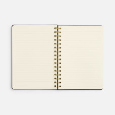 Ежедневник Spiral, недатированный, черный