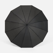 Зонт складной Skymate с УФ-защитой и ручкой-карабином, черный