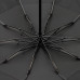 Зонт обратного сложения twoGether с двойным куполом, черный