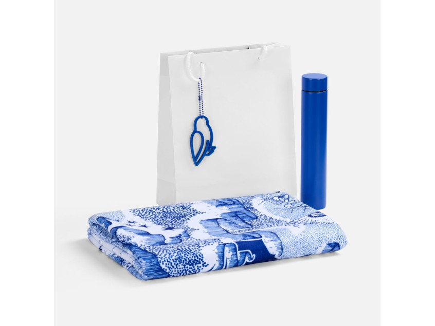 Набор «Год чудес», белый с синим