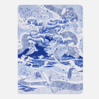 Флисовый плед «Чудеса прилетели» Флисовый плед «Чудеса прилетели»