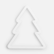 Подвеска «Елочка», 3D-печать, белая