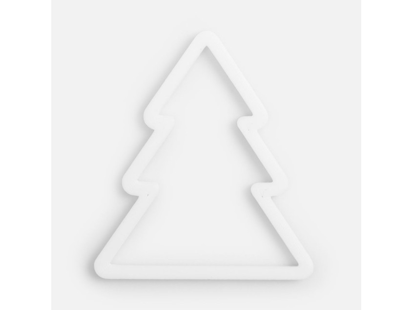 Подвеска «Елочка», 3D-печать, белая