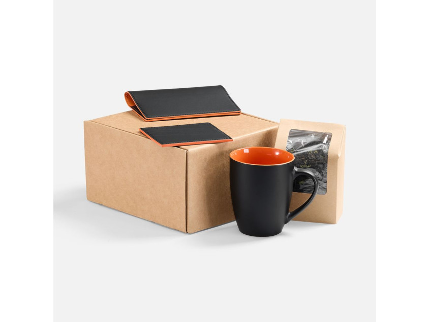 Набор Multimo Tea, черный с оранжевым