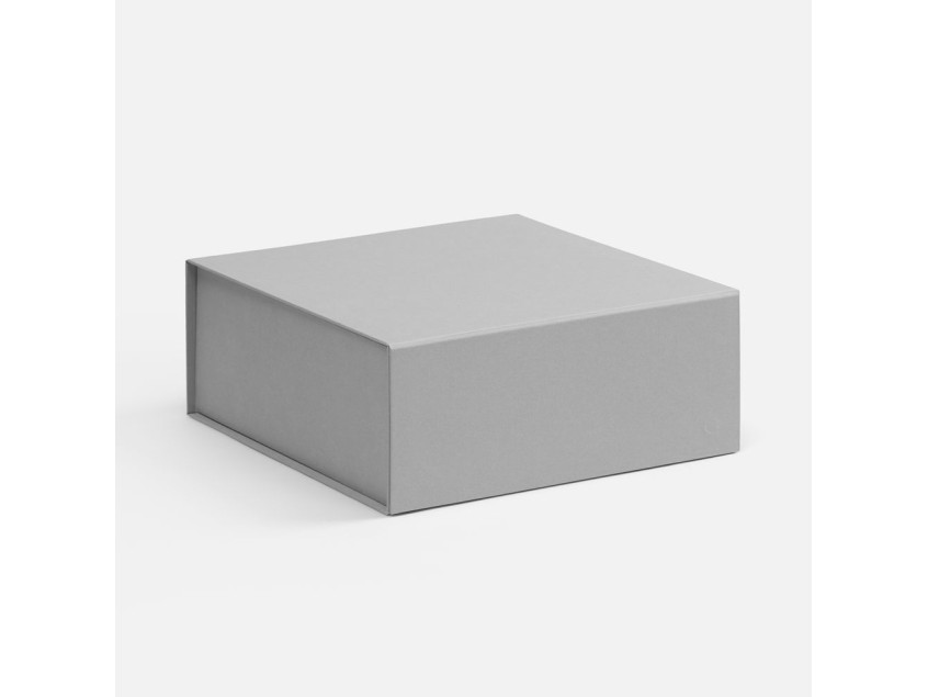 Коробка складная Quadra Fold, серая